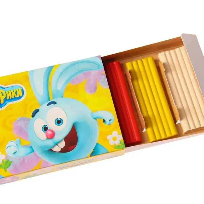 Пластилин Смешарики, 6 цветов, 90 г Пластилин Смешарики, 6 цветов, 90 г