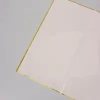 Пленка для цветов, "Кайма с тиснением", пудра, 57х57 см