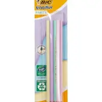 Карандаши чернографитные BIC HB Evolution &laquo;Пастель&raquo;, набор 5 штук, пластиковые