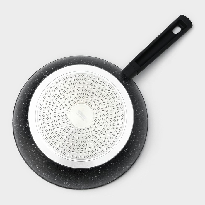 Сковорода Доляна «Первый дом», d=28 см, h=8 см, индукция, цвет чёрный