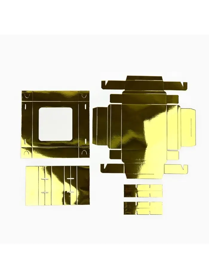 Коробка для конфет &laquo;Золотистая&raquo;, 14.5&times;14.5&times;3.5 см