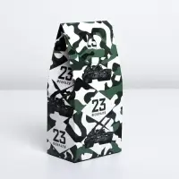 Коробка кондитерская, упаковка, &laquo;23 февраля&raquo;, 9&times;19&times;6 см