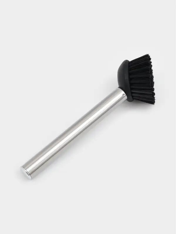 Дозатор для моющего средства Доляна &laquo;Милитари&raquo;, 370 мл, с губкой и щёткой, белый