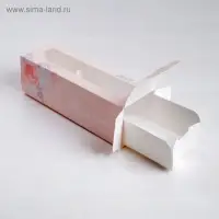 Коробка для макарун, кондитерская упаковка, &laquo;Красота внутри&raquo; 18 х 5.5 х 5.5 см