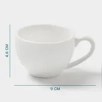 Чашка Hanna Kn&ouml;vell, 90 мл, фарфор, белая