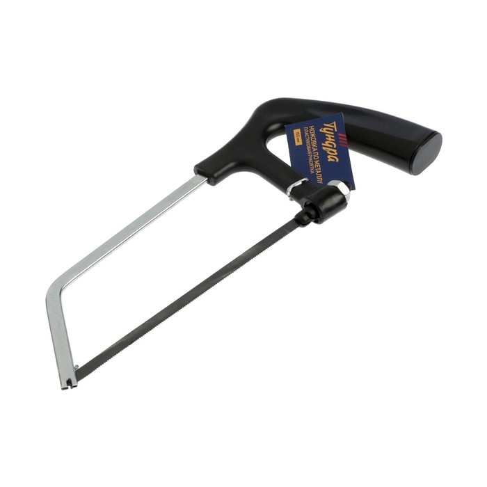 Ножовка по металлу ТУНДРА, хромированная, пластиковая рукоятка, 150 мм Ножовка по металлу ТУНДРА, хромированная, пластиковая рукоятка, 150 мм