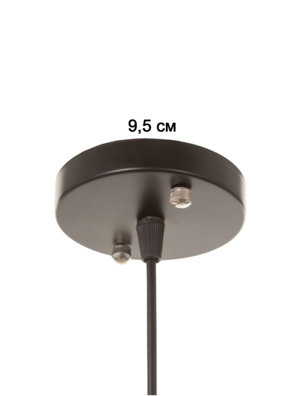 Светильник "Клубок" 1х40Вт Е27 черный 28х28х28см