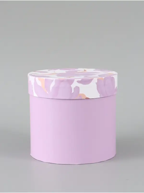 Набор шляпных коробок 5 в 1 &laquo;Нежные лилии&raquo;, 13 &times; 14 ‒ 19.5 &times; 22 см