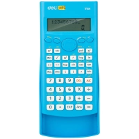 Калькулятор научный (ЕГЭ) Deli E1710A,10-р,2 стр,240 ф.,бат.,162х84мм,син