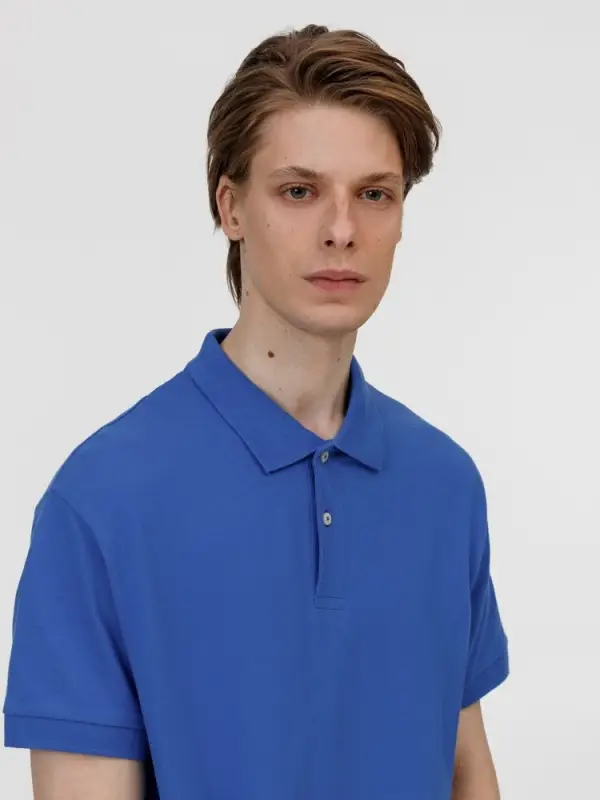 Рубашка поло унисекс Pacific, ярко-синяя (royal), размер 4XL