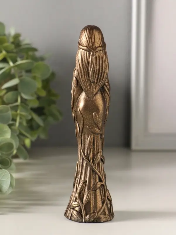 Статуэтка "Луна" 15х4х4см, бронза винтаж