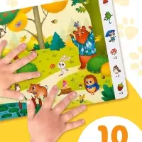 Книга картонная с окошками &laquo;Найди, открой, покажи!&raquo; 10 стр.