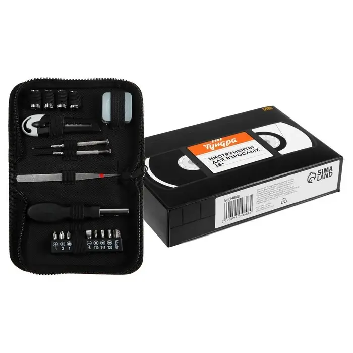 Набор инструментов ТУНДРА, подарочная кейс-папка, 20 предметов Набор инструментов ТУНДРА, подарочная кейс-папка, 20 предметов