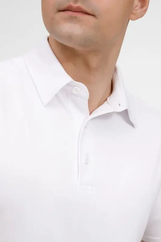 Рубашка поло унисекс Senti, белая, размер XXL Рубашка поло унисекс Senti, белая, размер XXL