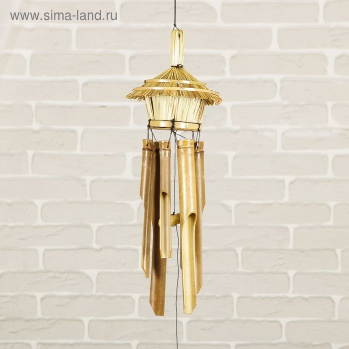 Музыка ветра Музыка ветра "Домик" бамбук 40 см