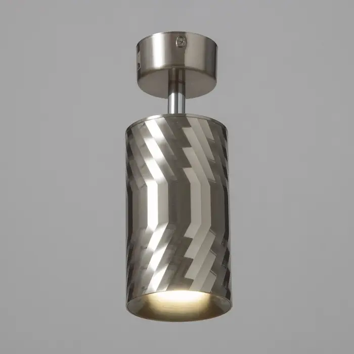 Спот &laquo;Алисер&raquo; GU10 серебро 7.5&times;7.5&times;20 см