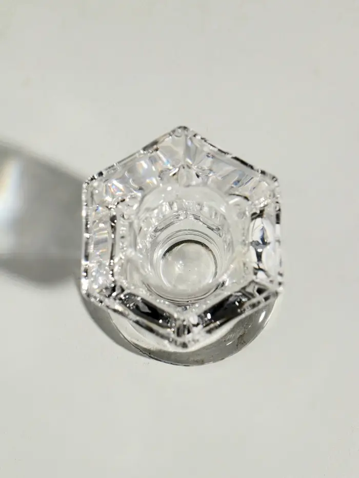 Стеклянный подсвечник на 1 свечу &laquo;Юнона&raquo;, прозрачный, 6&times;5&times;4.5 см