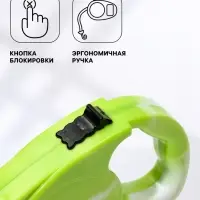 Рулетка &laquo;Фантазия&raquo;, 3 м, до 11.5 кг, зелёная