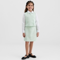 Жилетка для девочки, MINAKU :Party Dress, цвет зеленый, рост 140 см