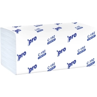 Полотенца бумажные д/дисп Protissue V-слож 1сл 250л/пач 20пач/кор_C192
