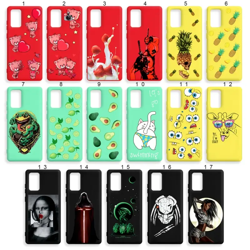 Cиликон Samsung Note 20 NANO 2.0 mm (с магнитом и принтом) Cиликон Samsung Note 20 NANO 2.0 mm (с магнитом и принтом)