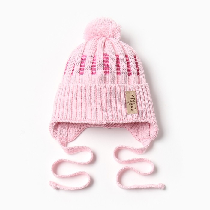 Шапка детская MINAKU, р-р 42-44, цвет нежно-розовый Шапка детская MINAKU, р-р 42-44, цвет нежно-розовый