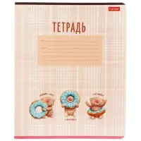 Тетрадь 12 листов в клетку, Hatber «Кофейные коты. Выпуск №1», блок офсет 60-65 г/м², МИКС