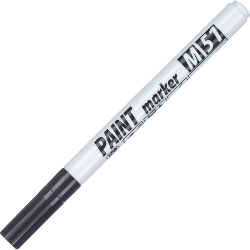 Маркер лаковый ICO M51 черный 1-1,5 мм