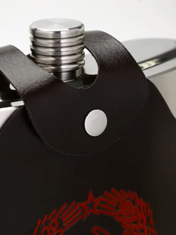 Фляжка для алкоголя &laquo;СССР&raquo;, нержавеющая сталь, чехол, 3.8 л