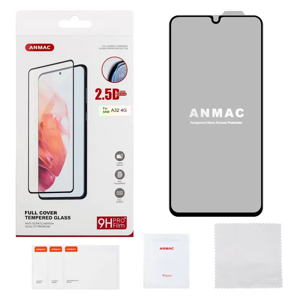 Защитное стекло Samsung A32 4G Full Cover ANMAC Арт.1137344