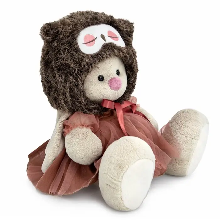 Мягкая игрушка "Зайка Ми в шапке "Сова", 18 см SidS-689