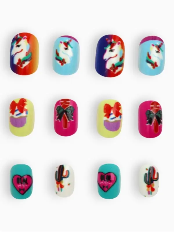 Детские накладные ногти &laquo;Приключение&raquo;, 12 шт.