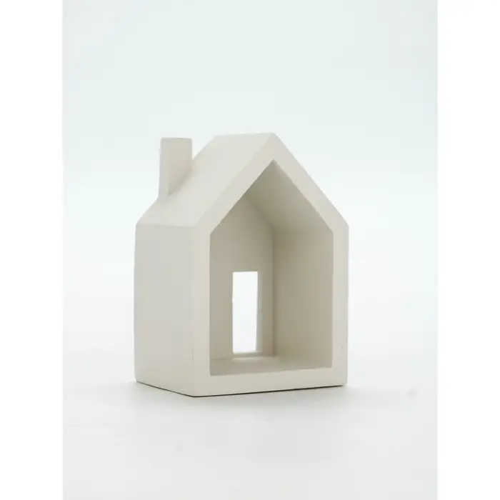 Подсвечник домик "Белый" в коробке, 11 х 5,5 х 7,5 см
