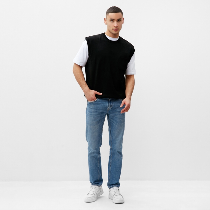 Жилет MINAKU: Knitwear collection цвет черный, размер 54