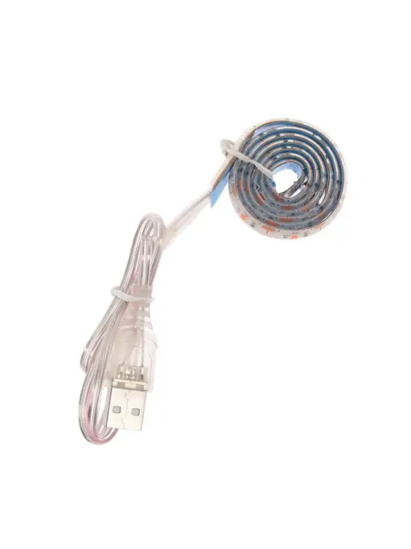 Фитолента для растений Luazon Lighting, светодиодная, 3.5 Вт, 0.5 м, IP65, 5 В, 60 LED/м, USB, SMD5050, мультиспектральная