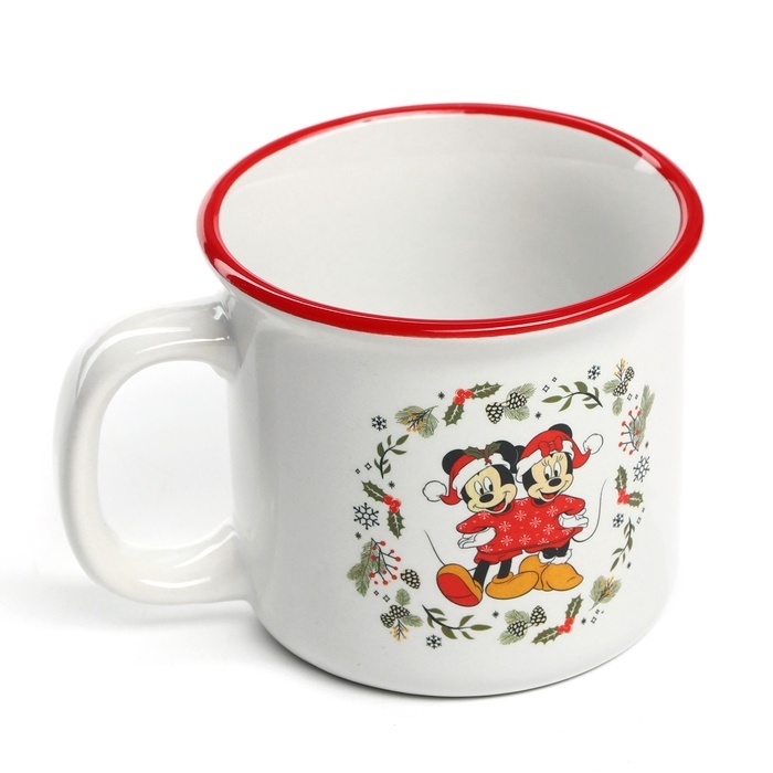 Кружка керамическая новогодняя «С новым годом!» Микки Маус и друзья, 250 мл Кружка керамическая новогодняя «С новым годом!» Микки Маус и друзья, 250 мл