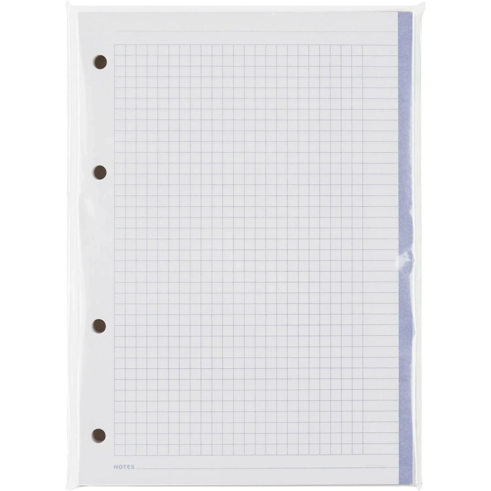 Сменный блок для тетрадей на кольцах, BeSmart А5 120л клетка Цветной N001d