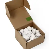 Кварц коробка 10 кг Обвалованный фракция 70 - 150 мм