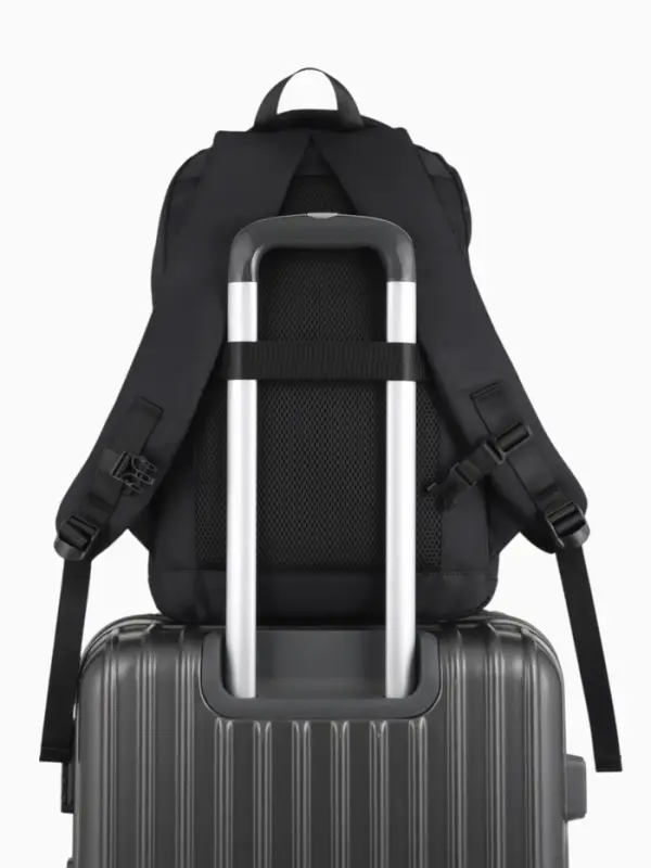 Рюкзак, водонепроницаемое дно, 2 отделения, 3 кармана, 31&times;14.5&times;45 см, чёрный