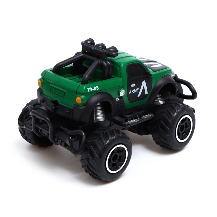 Джип радиоуправляемый «Армия», работает от батареек, цвет зелёный Джип радиоуправляемый «Армия», работает от батареек, цвет зелёный