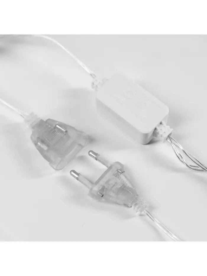 Гирлянда &laquo;Нить&raquo; 2.5 м с насадками &laquo;Подарки&raquo;, IP20, прозрачная нить, 10 LED, свечение белое, 220 В