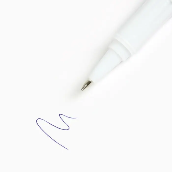 Ручка шариковая, синяя паста, 0.7 мм, с колпачком «Новый год: Мечтай»