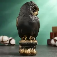 Фигурка гипс &laquo;Сова&raquo;, бронза, 10&times;22&times;8 см