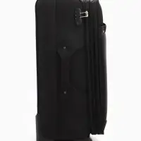 Чемодан на колёсах TEXTURA, кодовый замок, текстильный, с увеличением, 47&times;30&times;78 см, 28", чёрный