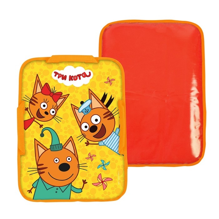 Ледянка мягкая «Три кота», жёлтый, 40×54 см Ледянка мягкая «Три кота», жёлтый, 40×54 см