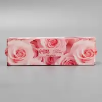 Коробка для макарун, кондитерская упаковка «Love you», розовые розы, 18 х 5.5 х 5.5 см