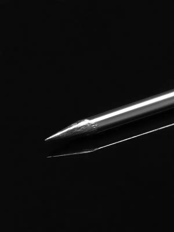 Основа &laquo;Брошь-игла&raquo; L= 7.5 см, площадка 1 см (набор 5 шт.), цвет серебро