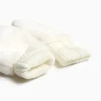 Варежки женские, цвет бежевый, размер 18