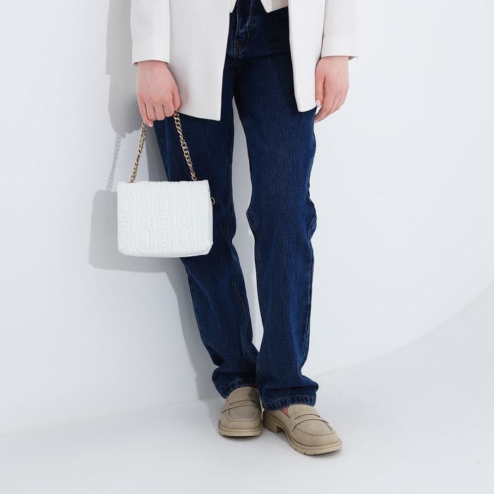 Сумка-мессенджер на магнитах, цвет белый Сумка-мессенджер на магнитах, цвет белый