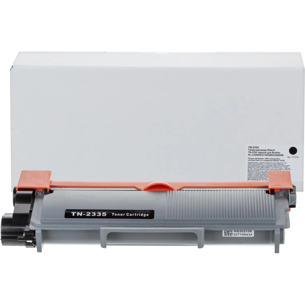 Тонер-картридж Retech TN-2335 чер. для Brother HL-L2300DR/2740DWR/2540DNR